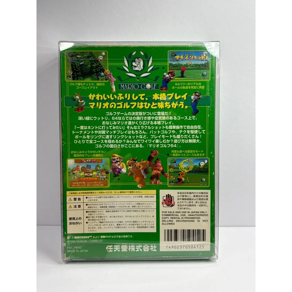 Mario Golf 64 Nintendo 64 N64 Japan Import CIB NUS-P-NMFJ Complete Boxed